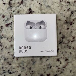 New Dango Buds ANC Wireless Earbuds Active Noise Canceling White Wireless Charge